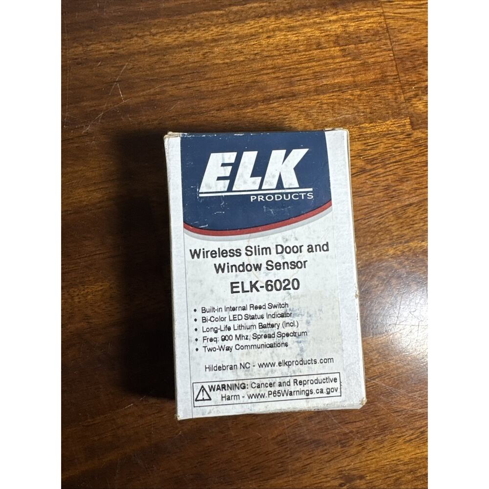 Elk-6020 Slim Door & Window Security Sensor, NEW